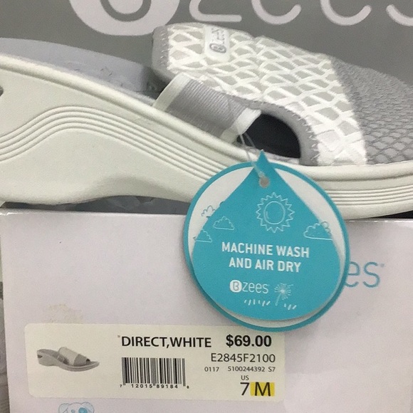 BZEES light feel wedge slip on sandals - Picture 4 of 9